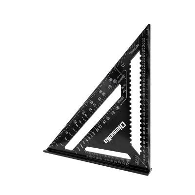 Speedvinkel 0-90º i aluminum 305x305 mm med sort-oxideret finish